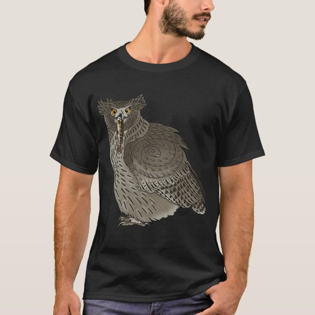 Blakistons Fischuhu T-Shirt (Vorderseite)