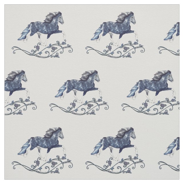 Blámóða   Blau-Nebel Stoff (Muster)