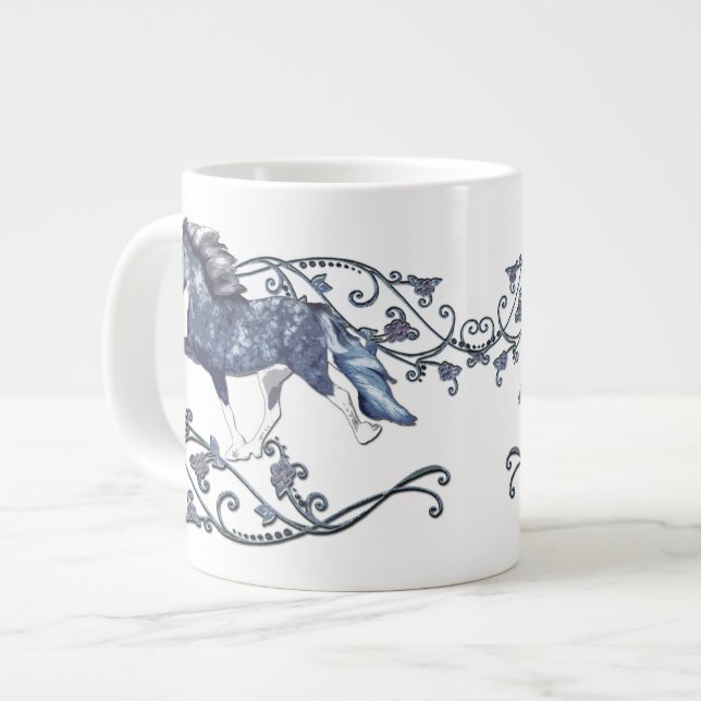 Blámóða Jumbo-Tasse (Vorderseite Links)