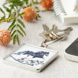 Blámóða Schlüsselanhänger