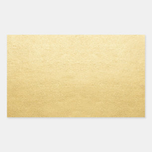 Blanc Template Gold Shine Fügen Sie Text oder Logo Rechteckiger Aufkleber
