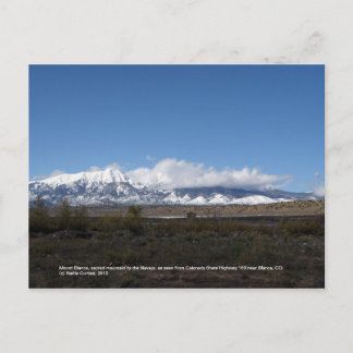 Blanca bei Blanca, CO Postkarte