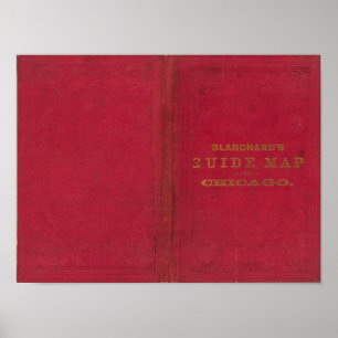 Blanchard-Führerplan von Chicago 2 Poster