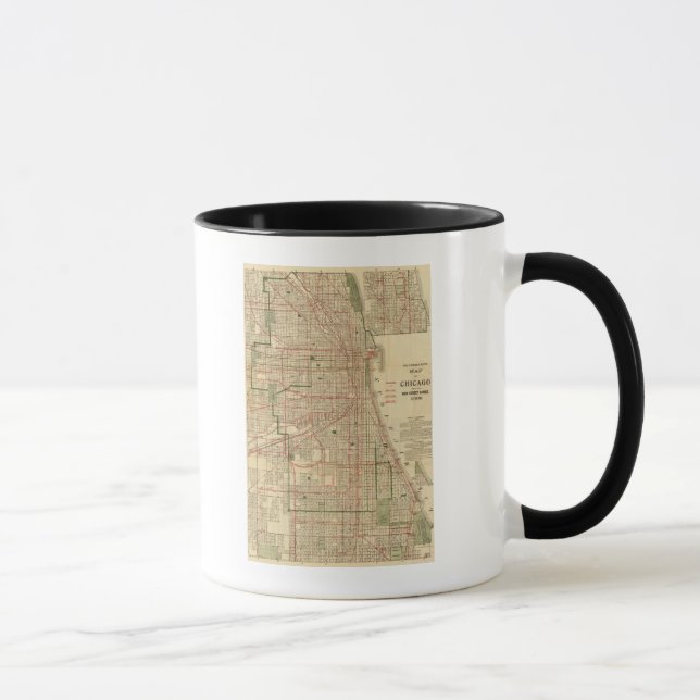 Blanchard-Karte von Chicago Tasse (Rechts)