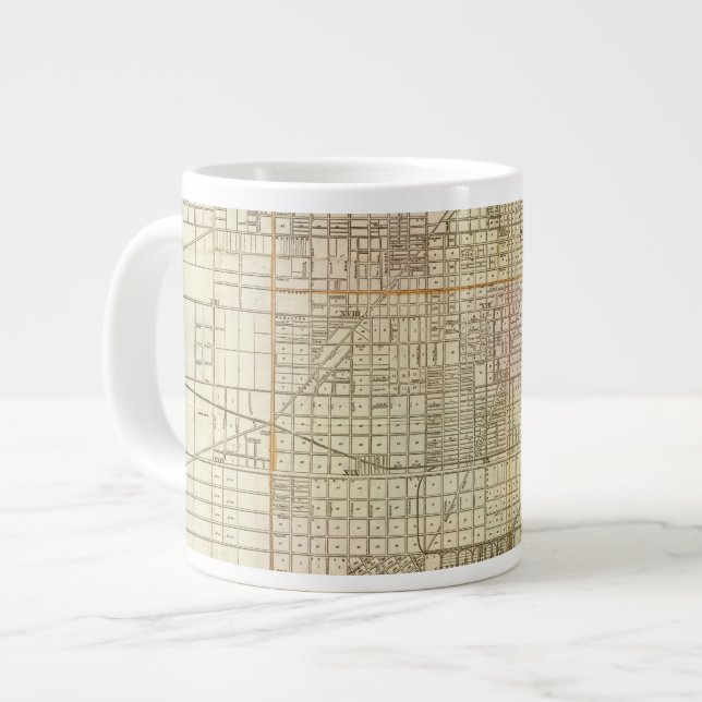Blanchard-Leitplan von Chicago Jumbo-Tasse (Vorderseite Links)