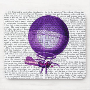 Blanchards Wasserstoff (Lila) Heißluftballon Mousepad