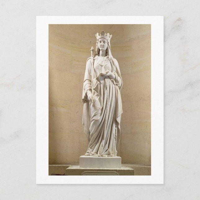 Blanche of Castile (1188-1252) Queen of France, 18 Postkarte (Vorderseite)