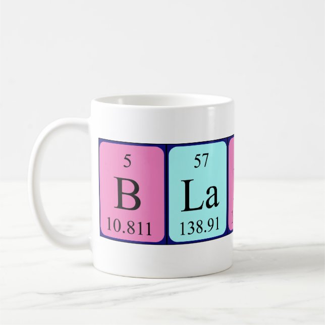 Blanche Periodenname Tasse (Links)