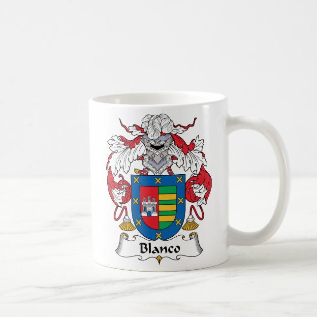 Blanco-Familienwappen Tasse (Rechts)