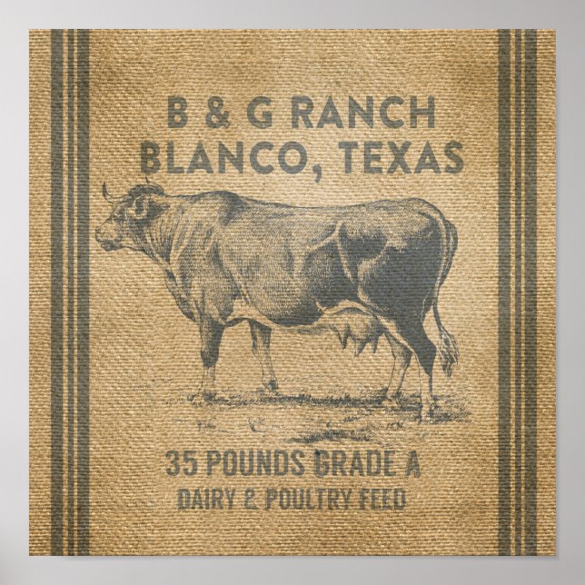 Blanco Texas Poster (Vorne)