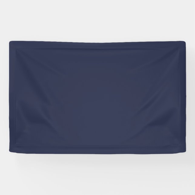 Blank 2.5'x4 Banner mit Navy Blue Background (Horizontal)