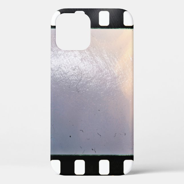 Blank 35 mm Filmrahmen oder Streifen auf weißem Hi Case-Mate iPhone Hülle (Rückseite)