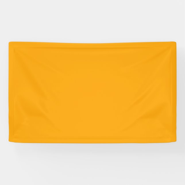 Blank 3' x 5' Banner mit orangefarbenem Hintergrun (Horizontal)