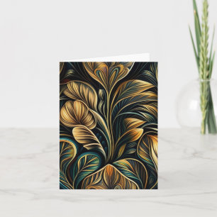 Blank art nouveau 14 Grußkarte Karte