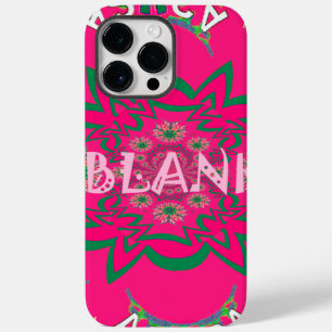 Blank Baby Vivid Pink Lila Shade Monogram Case-Mate iPhone Hülle