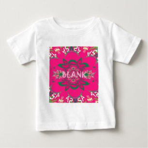 Blank Baby Vivid Pink Lila Shade Monogram T-shirt