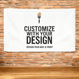 Blank Blank Event Display Sign Banner 3'x5' indivi