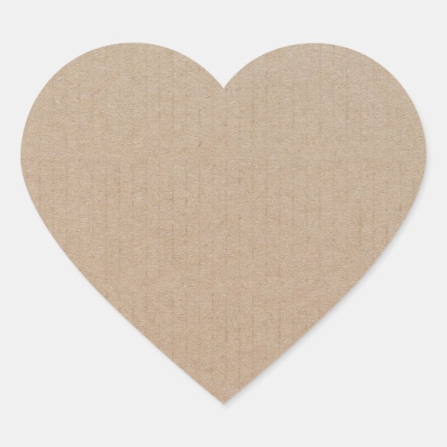 Blank Brown Kraft Papier Aufkleber Etiketten (Vorderseite)