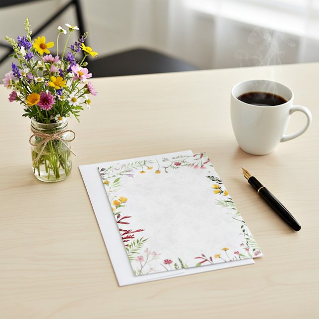 Blank Budget Garden Blumenhochzeit Einladung (Von Creator hochgeladen)