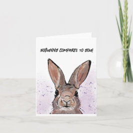 Blank Bunny Card Karte