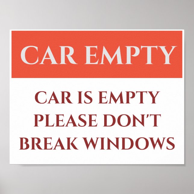 Blank Business Sale-Zeichen, Hinzufügen oder Bearb Poster (Vorne)