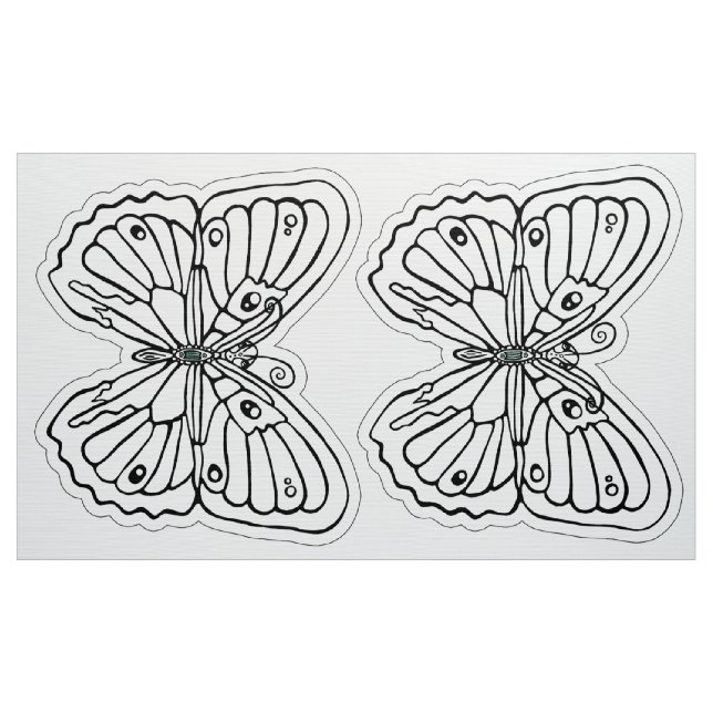 Blank Butterfly - Farbe, Schnitt, Nähen und so Stoff (Yard (91,4 cm))