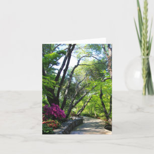 Blank Card, Botanischer Garten Karte