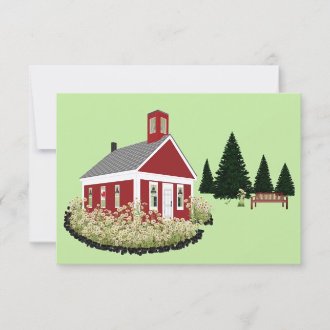 Blank Card - Canadian Flag Version School Dankeskarte (Vorderseite)