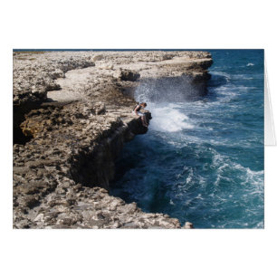 Blank Card mit Bild der Teufelsbrücke in Antigua