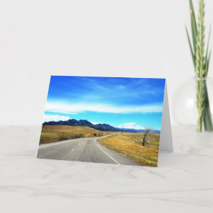 Blank Card Nature Fotograf Mountains Colorado Karte