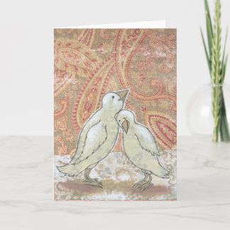 Blank card perfekt Ehepaar Verlobung Hochzeitskuns Karte