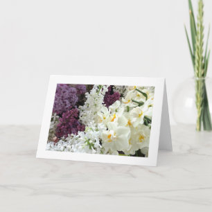 Blank Card - Spring Flowers Karte