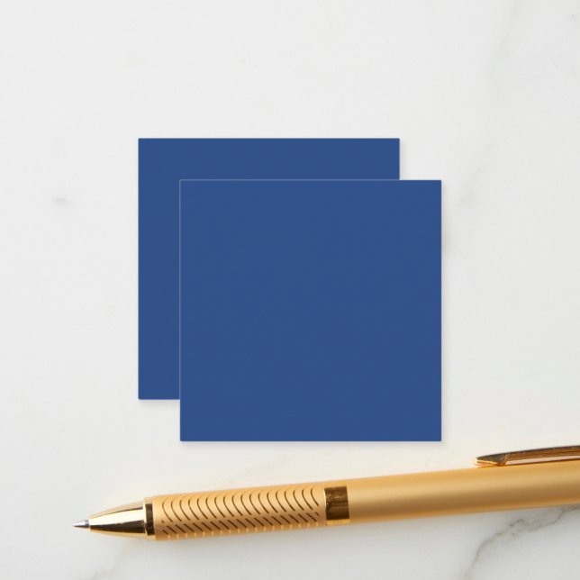 Blank Create your own - Deep Blue Begleitkarte (Vorderseite/Rückseite Beispiel)