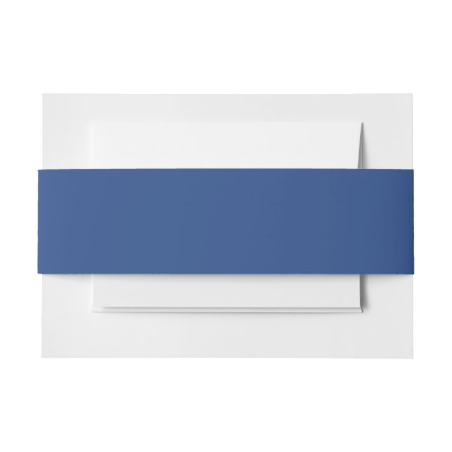 Blank Create your own - Deep Blue Einladungsbanderole (Vorderseite Beispiel)