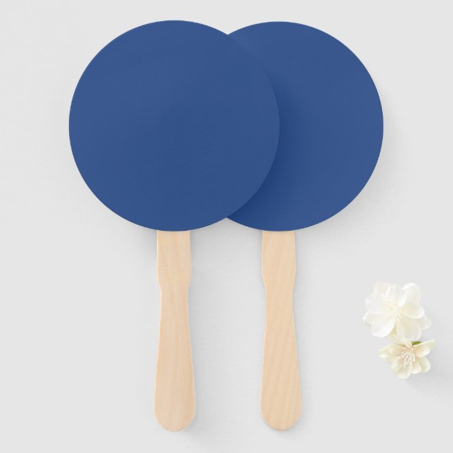 Blank Create your own - Deep Blue Fächer (Vorne und Hinten)