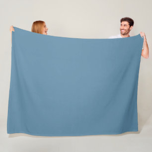 Blank Create your own - Grau Blue Fleecedecke