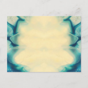 Blank Custom Elegant Jewel Blue Save the Date Ankündigungspostkarte