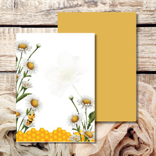 Blank DIY Honey Bee Theme Mama to be Einladung