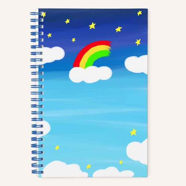 Blank Editable Dreamy Dream Book Notizbuch (Vorderseite)
