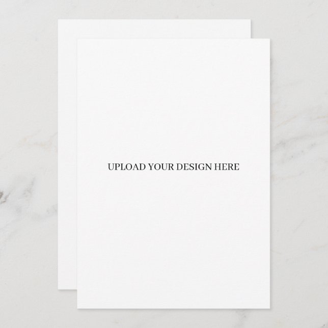 BLANK-EINLADUNG EINLADUNG (Vorne/Hinten)