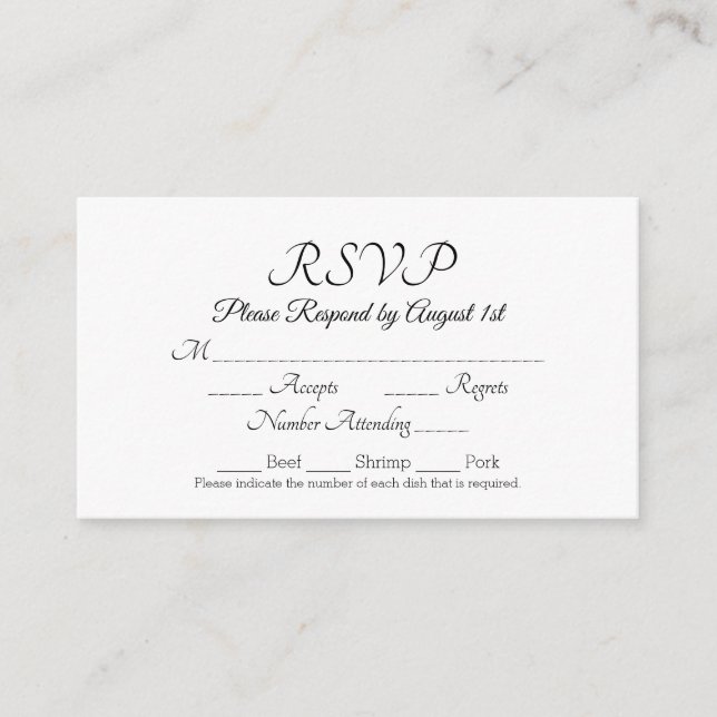 Blank Enclosure Card (Eigener Hintergrund hinzufüg Begleitkarte (Vorderseite)