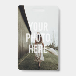 Blank erstellen Sie ein eigenes Foto für Vorlagent Ausweis