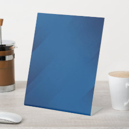 BLANK ERSTELLEN SIE IHR EIGENES BLAUES PEDESTAL SOCKELSCHILD