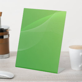 BLANK ERSTELLEN SIE IHR EIGENES GRÜNES PEDESTALZZE SOCKELSCHILD