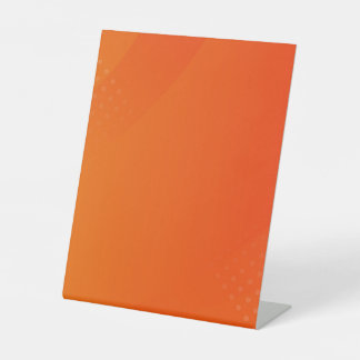 BLANK ERSTELLEN SIE IHR EIGENES ORANGE PEDESTAL-SI SOCKELSCHILD
