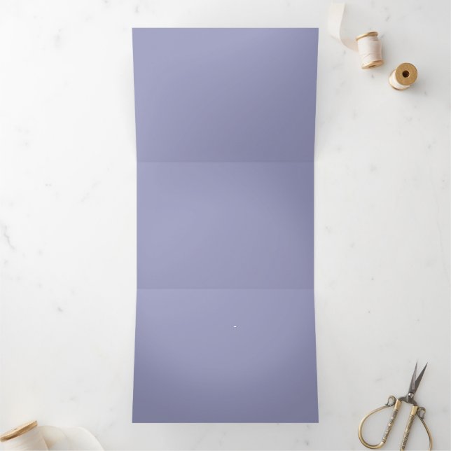 Blank erstellen Sie Ihr eigenes Papier Dreifach Gefaltete Einladung (Innenseite)