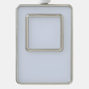 Blank erstellen Sie Ihr eigenes Papier Rahmen-Ornament Silber