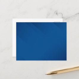 BLANK ERSTELLEN SIE IHRE EIGENE BLAUE POSTCARD POSTKARTE