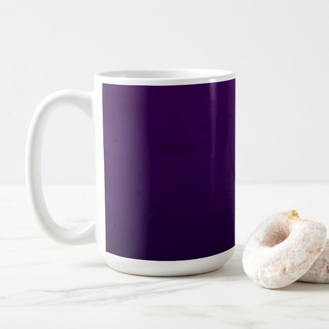 BLANK ERSTELLEN SIE IHRE EIGENE LILA TASSE (Mit Donut)