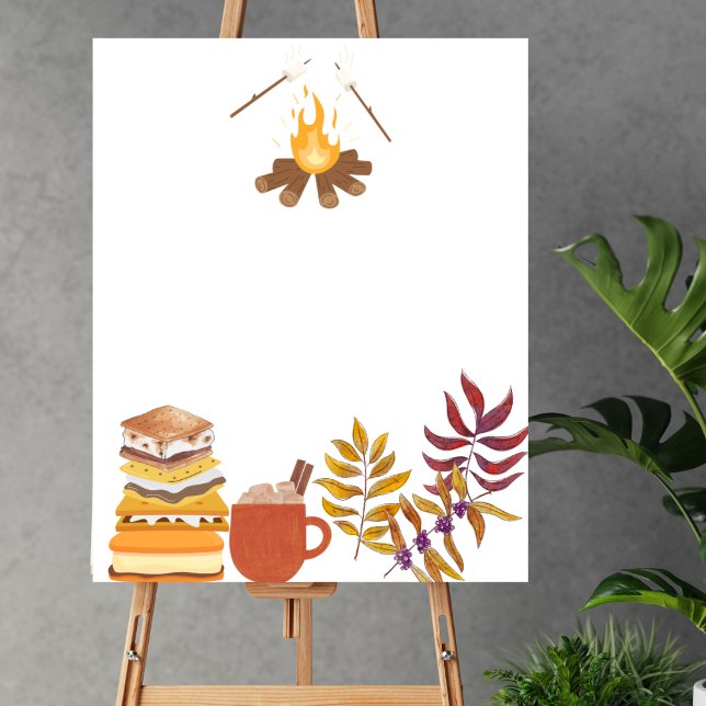 Blank Erstellen Sie Ihren eigenen Spaß Campfire Ho Poster (Von Creator hochgeladen)